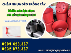 Cửa Hàng Bán Chậu Nhựa Trồng Cây Bền Dẻo Giá Sỉ Tốt