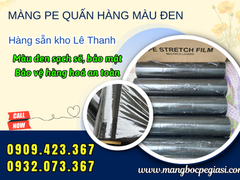 Màng PE Đen 50cm Giá Sỉ Tp. HCM – Giải Pháp Quấn Hàng An Toàn