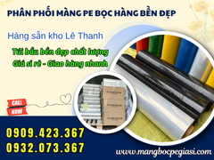 Kho Màng Pe Trắng Đen Giá Sỉ Cho Cơ Sở Đóng Gói