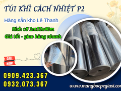 Cuộn Túi Khí Cách Nhiệt P2 1m55x40m Giá Sỉ, Chống Nóng Hiệu Quả