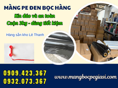 Màng Pe Đen Quấn Hàng Cuộn 3kg Giá Sỉ Tại Tp.HCM