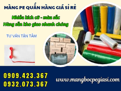 Màng PE Giá Sỉ Quấn Hàng – Chọn Đúng Cuộn, Tiết Kiệm Chi Phí
