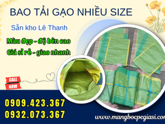 Bao tải đựng gạo nhiều kích cỡ chất lượng cao giá sỉ