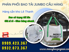 Bán Sỉ Bao Jumbo Có Quai Cẩu Giá Tốt Tại TP.HCM