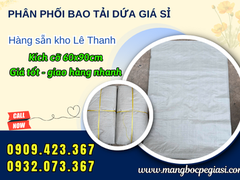 Kho Sỉ Bao Tải Dứa Màu Xám 60x90cm Giá Rẻ
