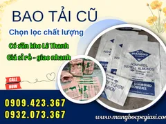 Nguồn cung cấp bao tải cũ giá sỉ uy tín