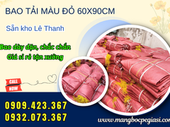 Kho sỉ bao tải đỏ 60x90cm giá rẻ tại TP.HCM