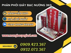 CHUYÊN BÁN GIẤY BẠC NƯỚNG DÀI 30CM CUỘN 3KG GIÁ RẺ