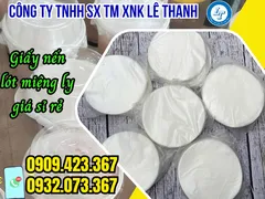 MUA SỈ GIẤY NẾN LÓT MIỆNG LY CHỐNG TRÀN GIÁ RẺ TẬN XƯỞNG