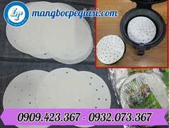 Giấy nến đục lỗ dùng cho nồi chiên không dầu giá sỉ rẻ