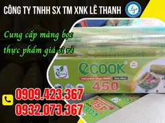 MÀNG BỌC THỰC PHẨM ECOOK 45CM X 450M MUA SỈ GIÁ RẺ