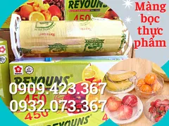 GIÁ SỈ THÙNG 6 CUỘN MÀNG BỌC THỰC PHẨM CỠ LỚN