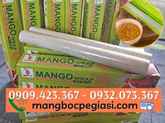 MÀNG BỌC THỰC PHẨM MANGO 30CMX9M GIÁ RẺ TẠI XƯỞNG