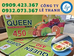Bán buôn màng bọc thực phẩm Queen 30cmx450m giá gốc