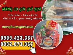 BÁN SỈ MÀNG CO BỌC GIỎ QUÀ TẾT GIÁ RẺ
