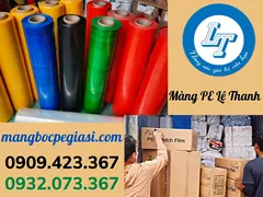 MÀNG PE MÀU ĐỎ, VÀNG, XANH 50CM BỌC HÀNG TIỆN LỢI GIÁ RẺ