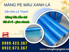 Màng PE quấn hàng 50cm màu xanh dương giá sỉ rẻ
