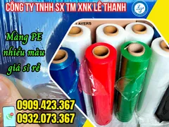 MÀNG PE QUẤN PALLET 50CM X 3KG NHIỀU MÀU BÁO GIÁ SỈ CẠNH TRANH