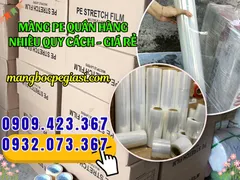 MÀNG PE TRẮNG QUẤN PALLET GIÁ RẺ NHIỀU QUY CÁCH