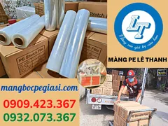 MÀNG PE MÀU TRẮNG 50CM THÙNG 6 CUỘN GIÁ SỈ RẺ BÌNH CHÁNH