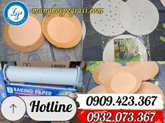 Giấy nến dùng 1 lần lót nồi chiên không dầu mua sỉ ở đâu?