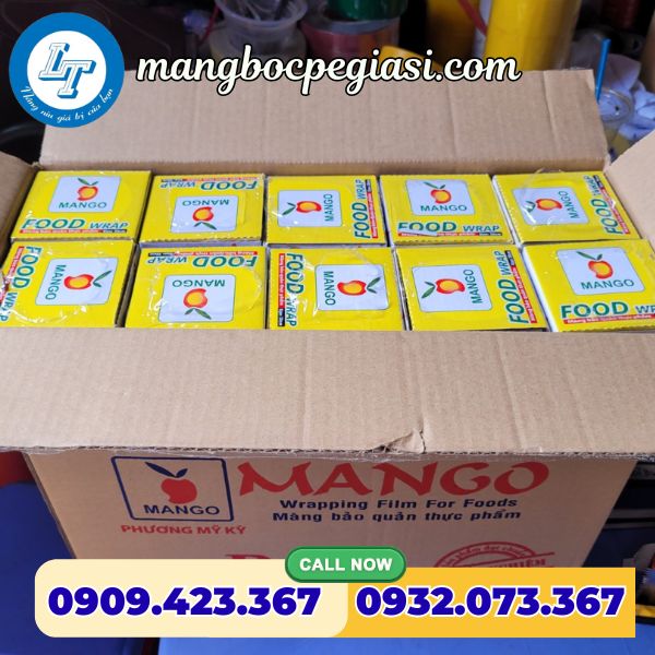 Màng bọc thực phẩm 200m thùng 10 cuộn Màng bọc thực phẩm 200m