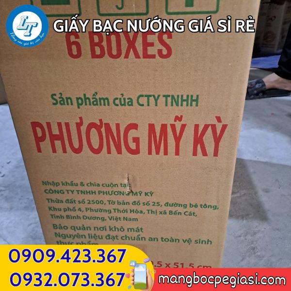 Giấy bạc nướng cuộn dài giá sỉ Giấy bạc nướng cuộn dài giá sỉ