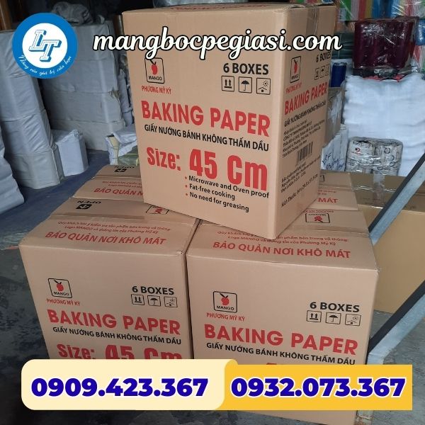 Giấy bạc nướng 45cm giá sỉ