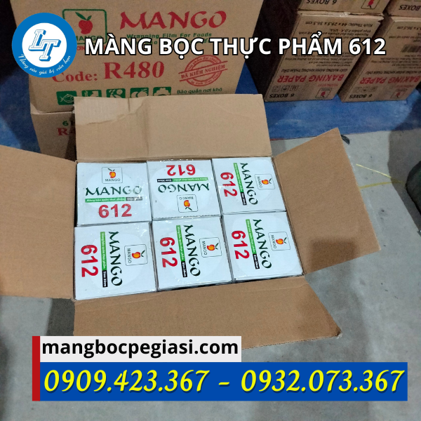 Màng bọc thực phẩm thùng 6 cuộn Màng bọc thực phẩm thùng 6 cuộn