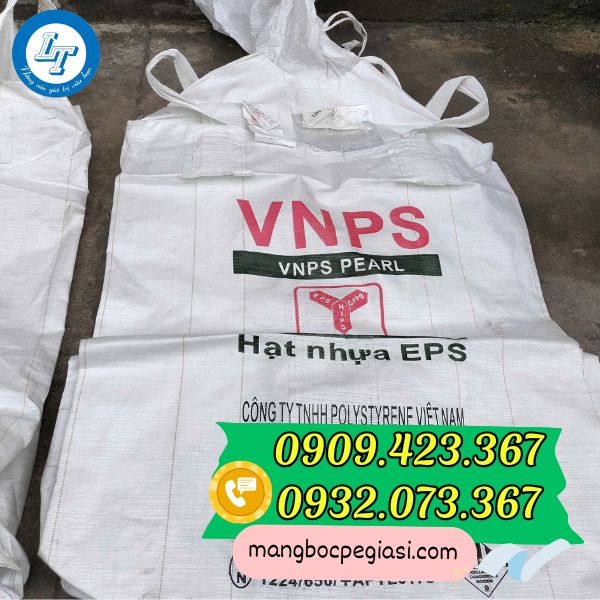 Bao jumbo xả đáy trọng tải 1 tấn Bao jumbo xả đáy