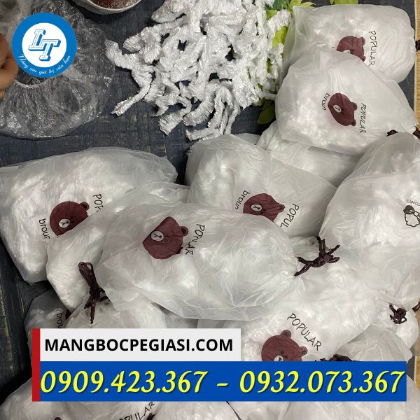 Sét 100 túi gấu có chun bọc thực phẩm Sét 100 túi gấu có chun bọc thực phẩm