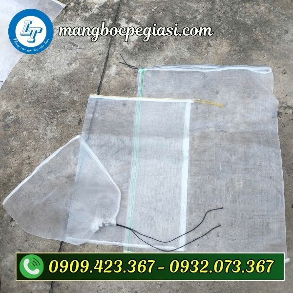 Túi lưới bọc trái cây nhiều size Túi lưới bọc trái cây nhiều size
