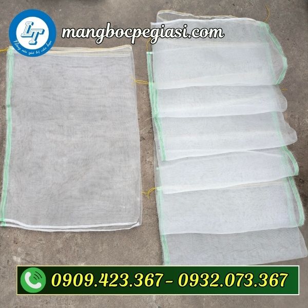 Túi lưới bao trái cây có dây rút
