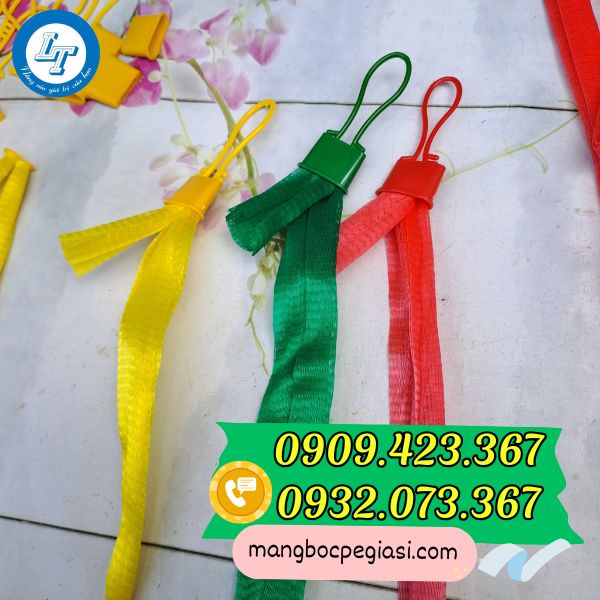 Túi lưới nhựa đựng hành tỏi có móc treo