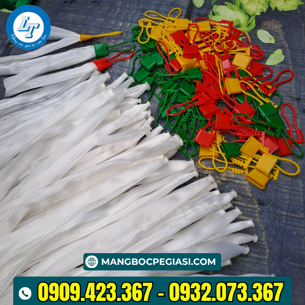 Túi lưới nhựa màu trắng giá rẻ HCM Túi lưới nhựa màu trắng