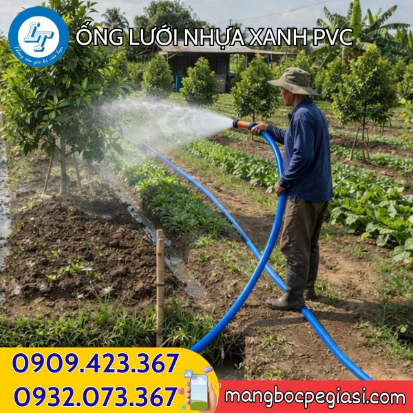 Ống lưới nhựa xanh tưới nước siêu bền Ống lưới nhựa xanh giá sỉ