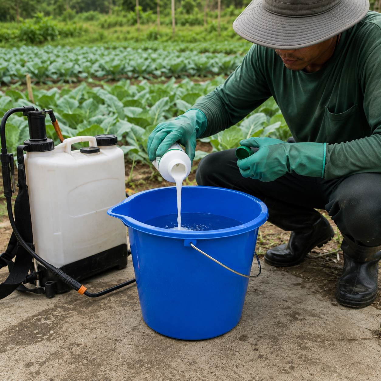 Xô nhựa pha thuốc tiện lợi Xô nhựa pha thuốc tiện lợi