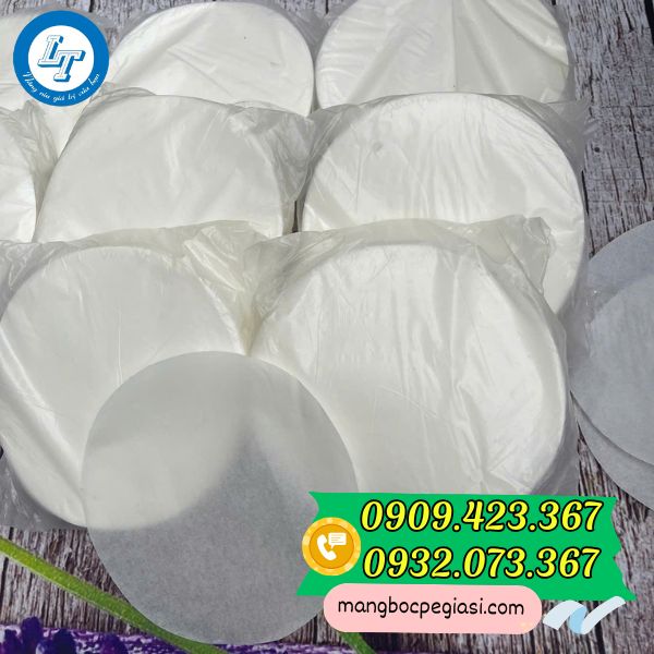 Giấy nến lót miệng ly chống tràn