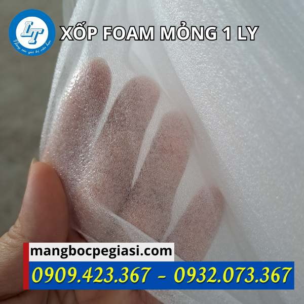Xốp foam mỏng 1mm Xốp foam mỏng