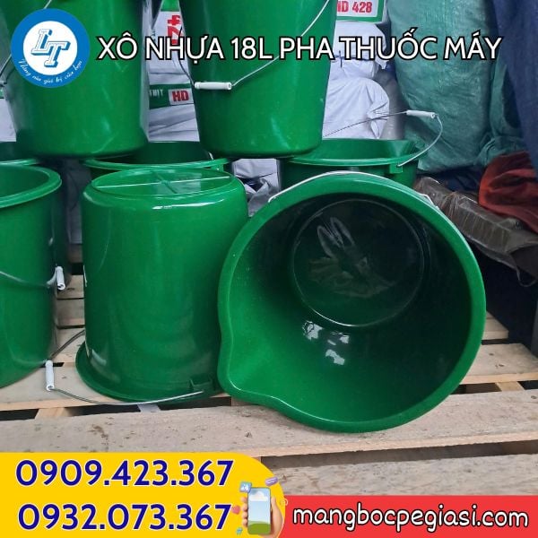 Xô nhựa pha thuốc 18l giá sỉ