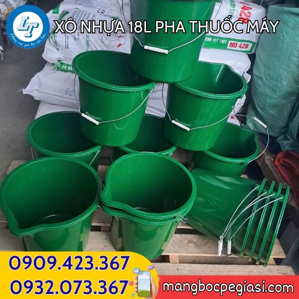 Xô nhựa pha thuốc 18l giá sỉ Xô nhựa pha thuốc 18l giá sỉ