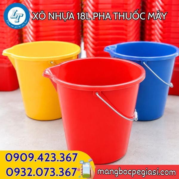 Xô nhựa pha thuốc 18l giá sỉ