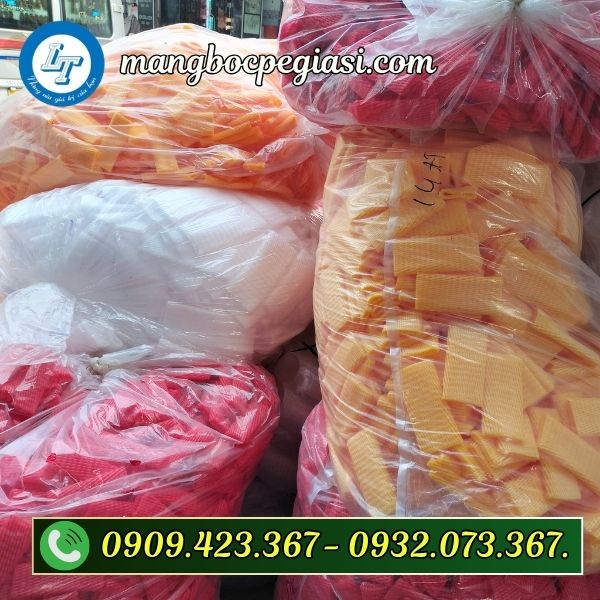 Xốp lưới bọc trái cây sẵn kho Xốp lưới bọc trái cây sẵn kho