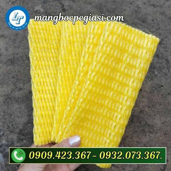 Xốp lưới bọc trái cây màu vàng Xốp lưới bọc trái cây màu vàng