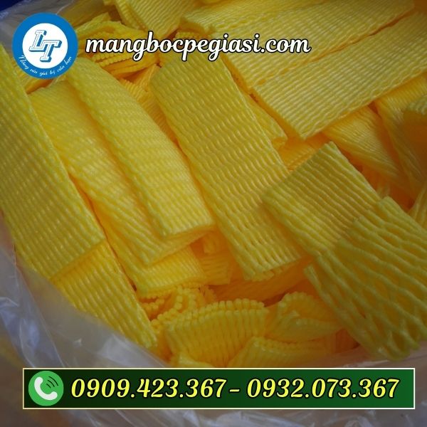 Xốp lưới bọc trái cây màu vàng Xốp lưới bọc trái cây giá rẻ