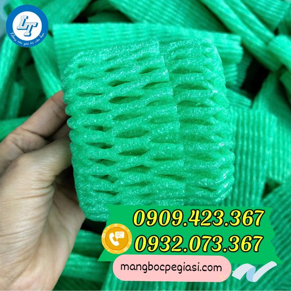 Xốp lưới màu xanh bền đẹp Xốp lưới màu xanh