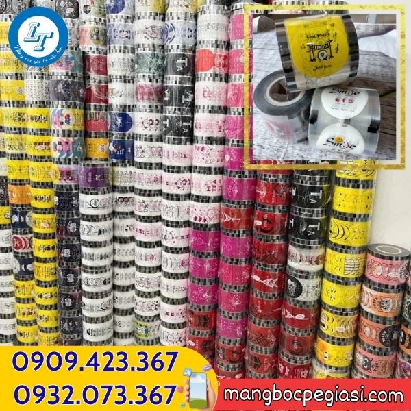 Màng dập cốc trà sữa giá sỉ Màng dập cốc trà sữa siêu đẹp