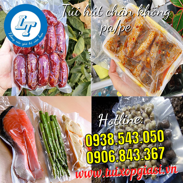 Túi hút chân không pa/pe đựng thực phẩm