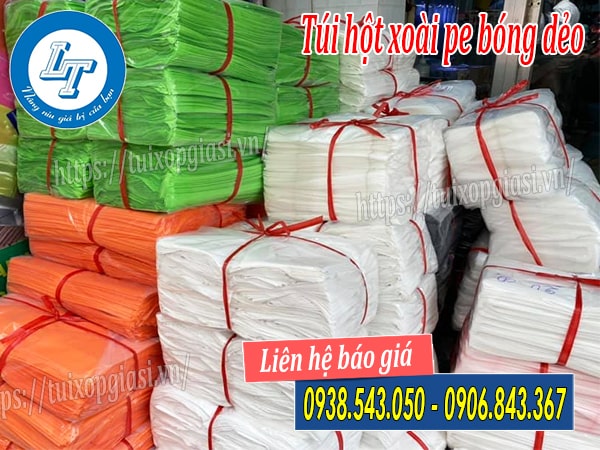 Bán buôn túi hột xoài pe bóng dẻo