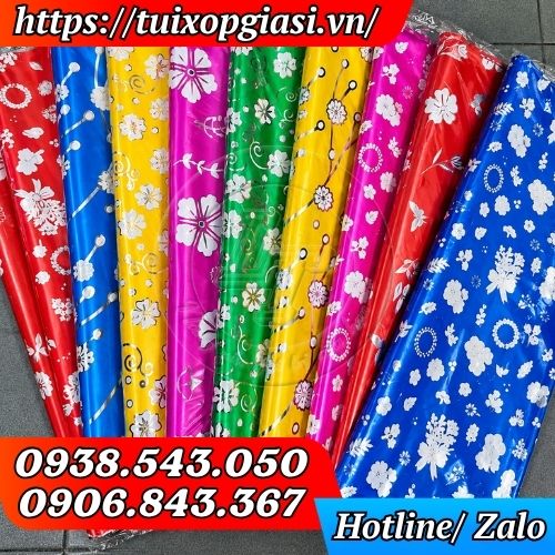 Giấy kiếng gói quà đa dạng hoạ tiết , tự chọn màu